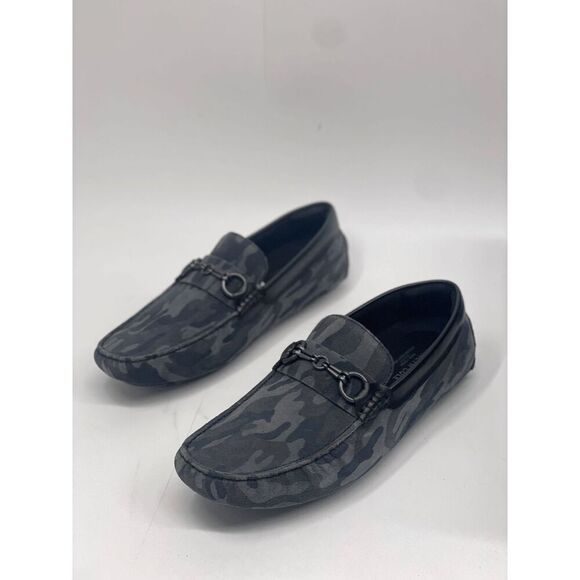 Kenneth Cole New York Men\'s Theme Bit Driver Loafers - Black Camo 9M main image 9